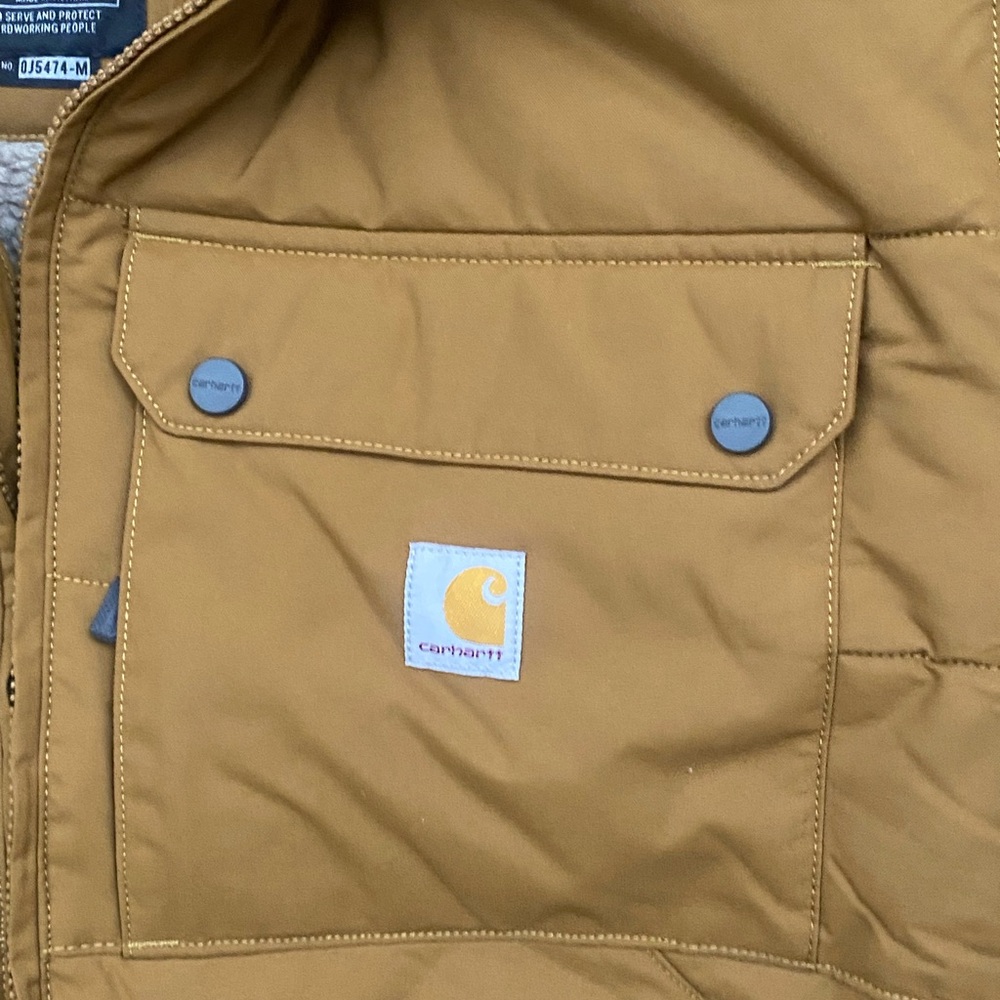 Carhartt Men's Montana Loose Fit Insulated Jacket Brown Size 2XL‎ - Picture 6 of 8